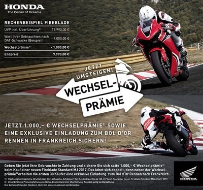 Honda Semmler - Fire Blade Aktion