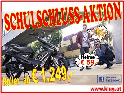 SCHULSCHLUSS-AKTION bei Motorrad KLUG