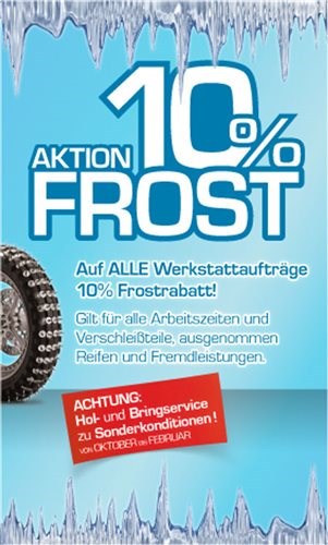 Winteraktion "10% Frost"
