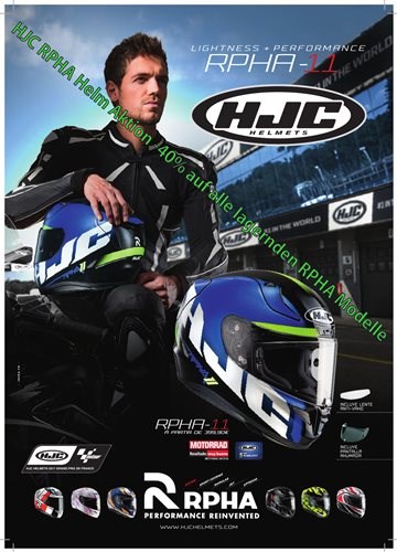 HJC RPHA Helm Aktion auf alle Auslaufmodelle -40%