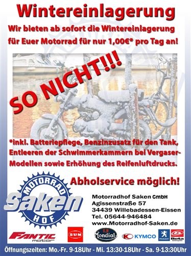 Wintereinlagerung