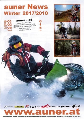 Auner News Winter 2017/2018.