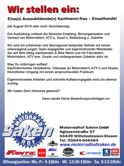 Wir stellen ein