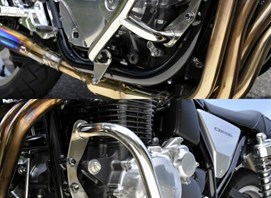 Umgebautes Motorrad Honda CB 1100 von Motorrad Center 