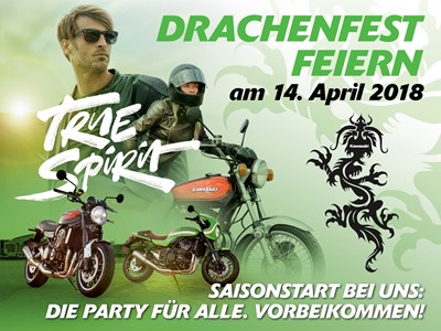 Saisoneröffnung und Kawasaki Drachenfest