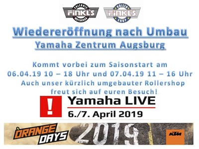 KTM Orange Days & Yamaha live