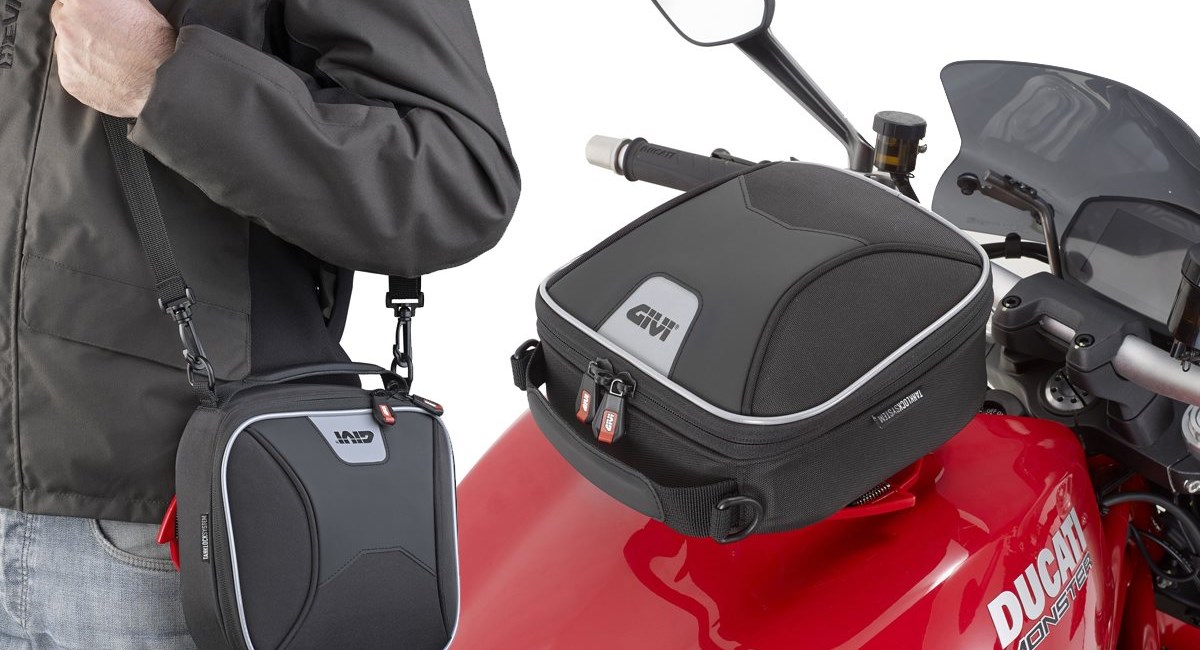 Givi ST612B 15LTR Tankloc Tank Bag on a GS | Adventure Rider