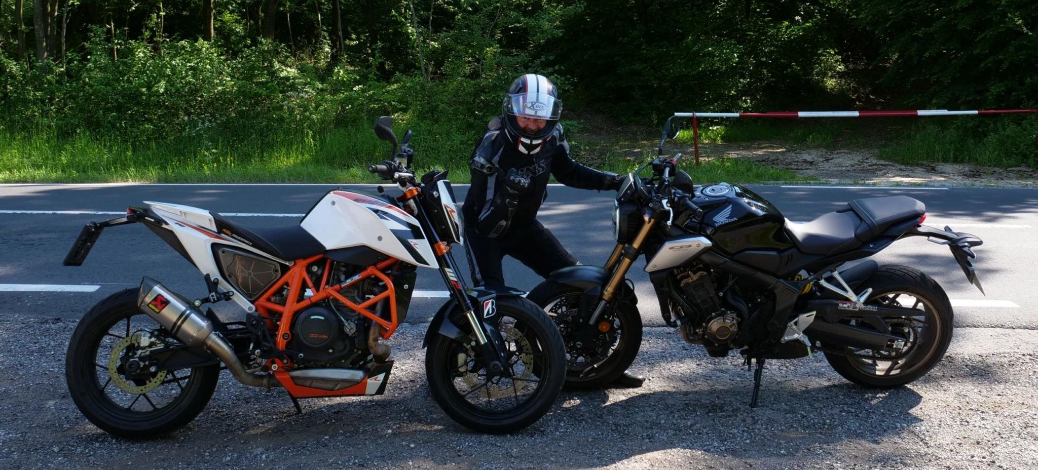 Honda CB650R vs. KTM 690 Duke Vergleich - Testbericht