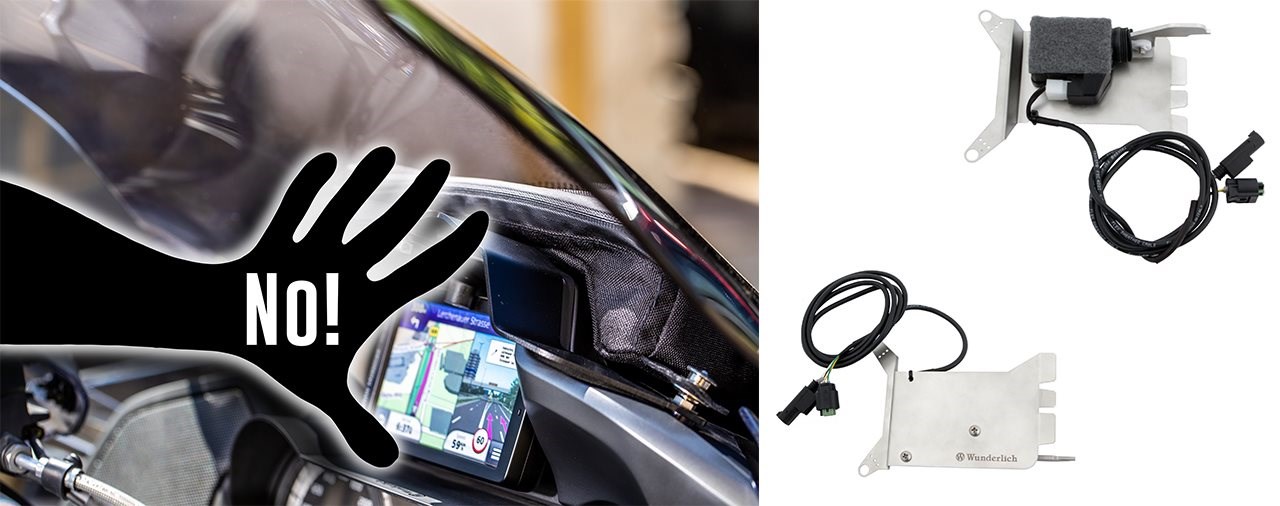 Wunderlich Navi Sicherung Fur Die Bmw R1250rt Und R10rt