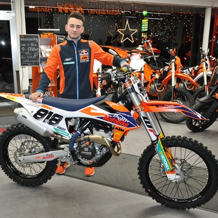 Emanuel Unger auf einer KTM 250 SX-F Modelljahr 2019 !!!