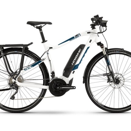 Haibike SDURO Trekking 4.0, HE, Gr. M, weiß/blau/schwarz SDURO Trekking 4.0 , HE Gr.MDamen, 20 Gängeweiß/blau/schwarz Rahmen: Aluminium 6061 Scheibenbremse Motor: Yahaha PW-System, 250W, 25km/h Display: Yamaha Multi Switch, 16 Funktionen Batterie: Yamaha Lithiu...