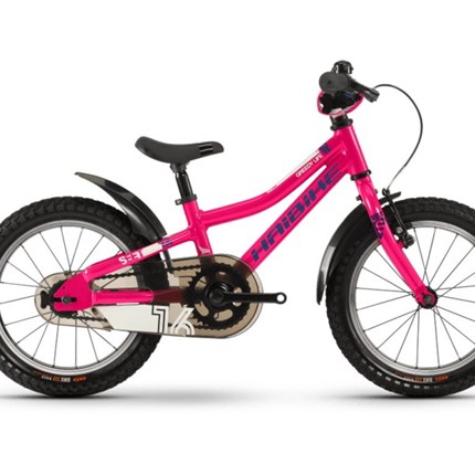 Haibike Seet Greedy Life 16" (pink) SEET Greedy Life 16“ Rahmen: Aluminium 6061 Rahmenhöhe: 21 Laufradgröße: 16“ Gabel: Unicrown Schaltung: 1-Gang Felgen: XLC Strong P26, Aluminium Reifen: CST C-1382N, 57-305 Farbe: pink/blau/weiß Bremse: XLC V-Brake Bremshe...