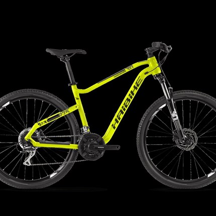 SEET HardSeven 3.0, Gr.M, lime/schwarz/grau Rahmen: Aluminium 6061 Rahmengröße: 45cm Laufradgröße: 27,5“ Gabel: SR Suntour XCT HLO-DS, Lockout Stahlfeder, 100mm Schaltung: Shimano Altus M313, Acera M360, 24 Gänge, EF505, Schalt-/Br...