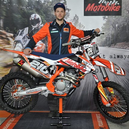 Martin Fink auf einer KTM 250 SX-F /2018 - sowie auf einer Husqvarna FS 450 /2017 !!!!