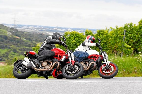 Ducati Monster 821 und Monster 1200 Vergleichstest