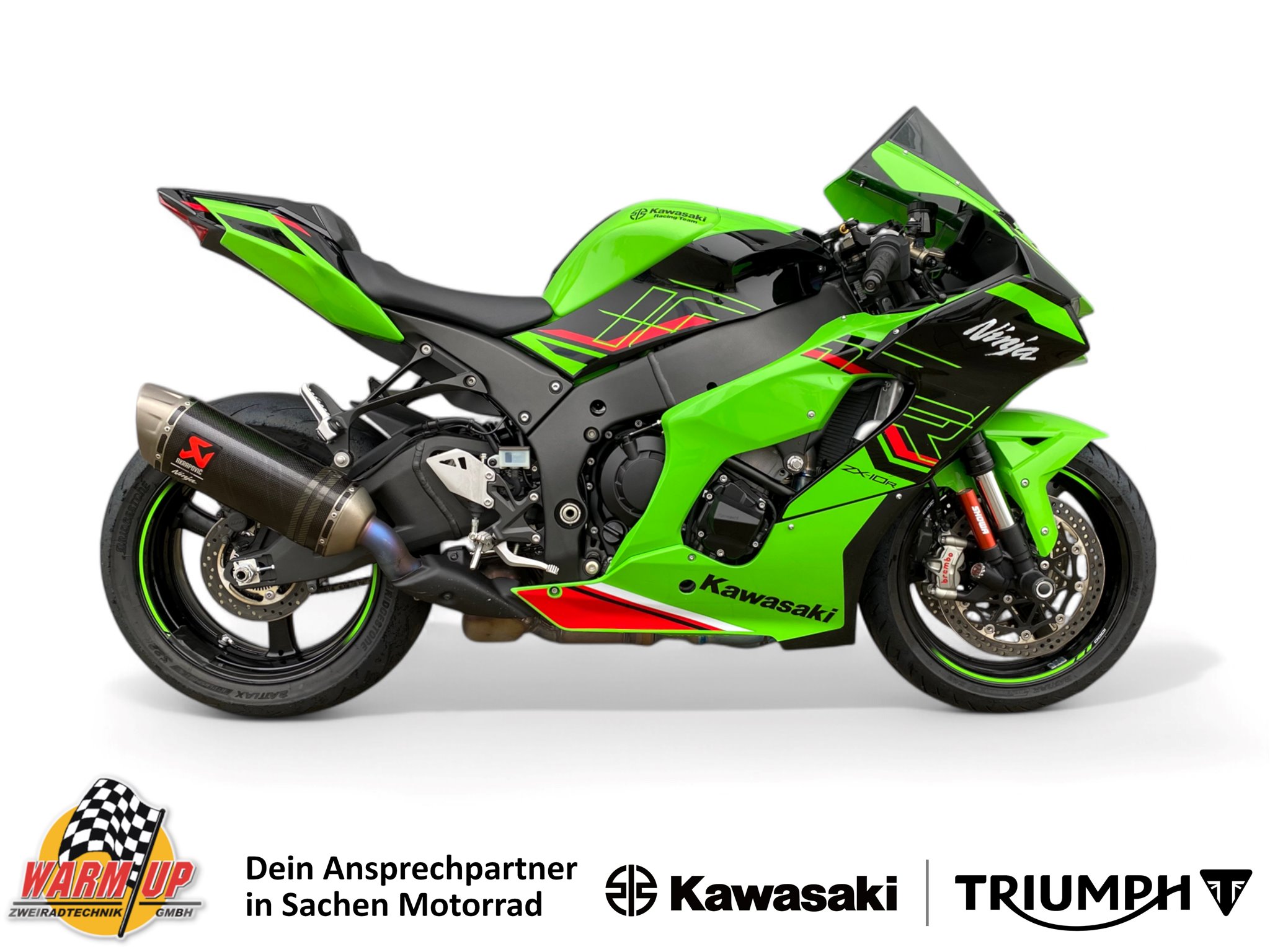 Used vehicles Kawasaki Ninja ZX-10R, green Performance