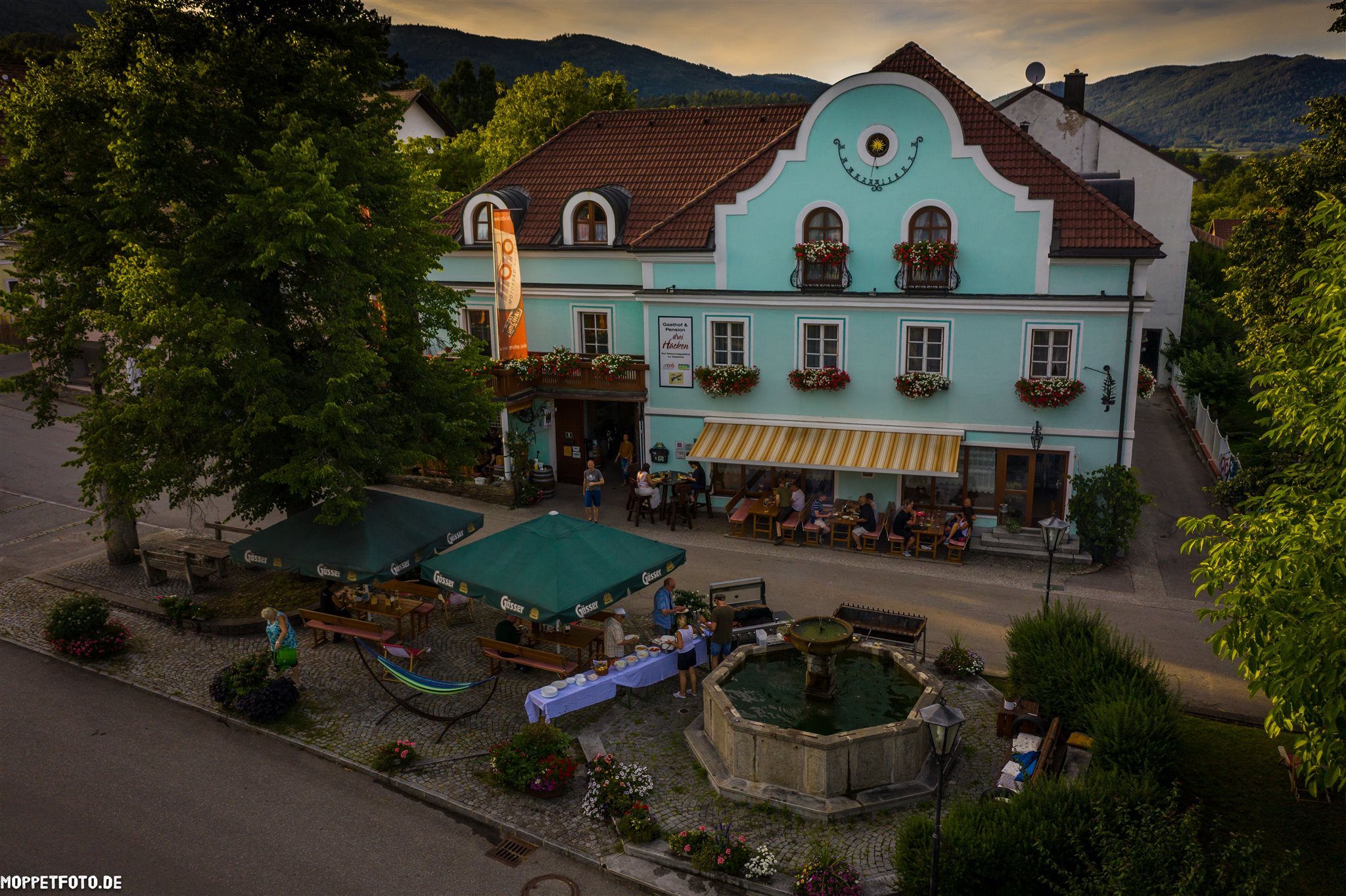 Motorrad Hotel MoHo Gasthof Pension Drei Hacken