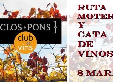 Ruta Motera y cata vinos Bodegas Clos Pons / (Ekke Motor/Benimoto) Nuestro amigos de EKKE MOTOR nos proponen la primera salida del año, Una Cata de vinos y pequeño almuerzo en las Bodegas Clos Pons, aquí os dejamo...