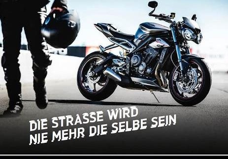 Saisonstart mit der neuen Street Triple am 25.03.2017 bei Triumph Rheinhessen