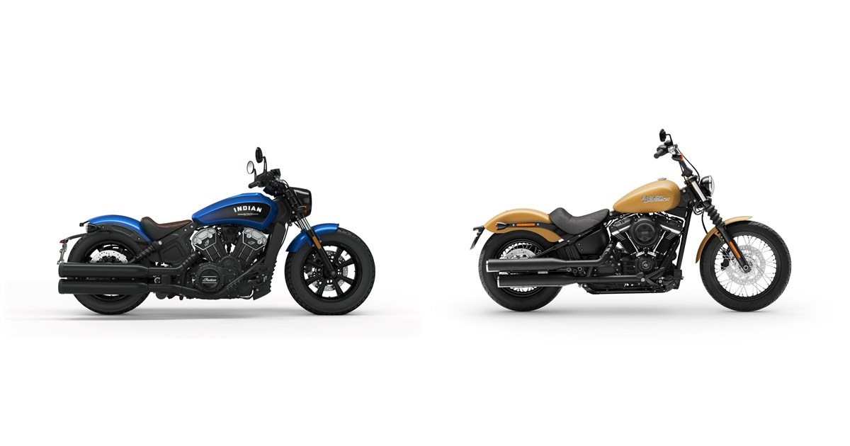 Motorrad Vergleich Indian Scout Bobber 2020 vs. Harley ...