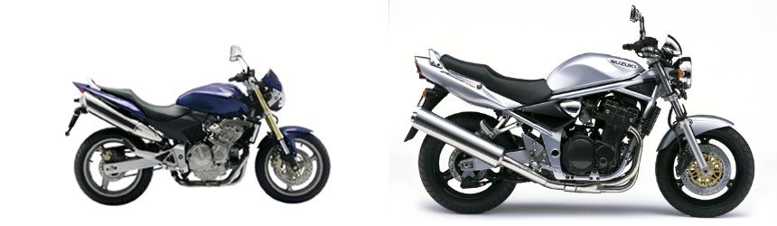 Motorrad Vergleich Honda CB 600 F 2006 vs. Suzuki