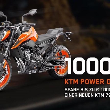 KTM POWER DEAL 790 Duke bis 30.09.2020 !!!
KTM POWER DEAL 790 Duke