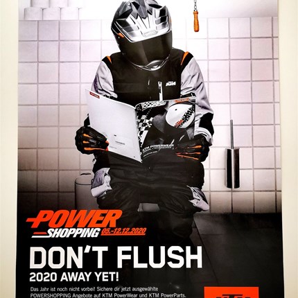 KTM POWER SHOPPING 5.12.20 - 23.12.20
KTM POWER SHOPPING 5.12.20 - 23.12.20
BEI UNS IM SHOP!