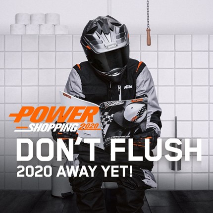 KTM POWERSHOPPING 2020 SICHERE DIR DEINEN 50 € SHOPPING-BONUS* BEIM KTM POWERSHOPPING 2020
Starte zum Jahresende mit dem KTM POWERSHOPPING optimal aus... Weiter >>