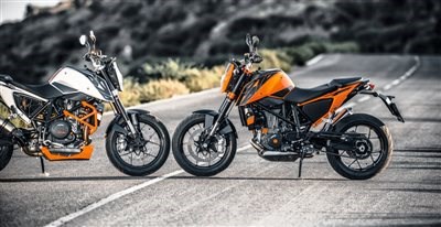 KTM 690 Duke - 1000€ Startgeld Ab sofort gibt es 1.000,- € Startgeld* bei Kauf einer neuen KTM 690 DUKE geschenkt!
Das ergibt einen sensationellen Preis von:... Weiter >>