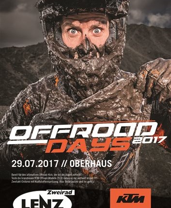 KTM Enduro Testtag Am 29.07.2017 geben wir dir die Möglichkeit die brandneuen 2-takt Einspritzer, auf der Strecke des MSC Oberhaus, auf Herz und Nier... Weiter >>