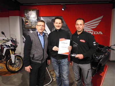 Honda Semmler Auszeichnung Von Der Honda Bank Gmbh