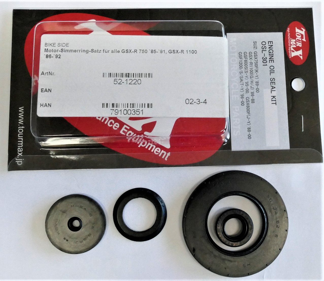 HI PERF-Zylinderkopfdichtung 79mm//1290ccm für alle GSX 1100 E// S// ES// Graphit
