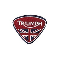 Triumph Union Flag Triangle Patch Triumph Union Flag Triangle Patch