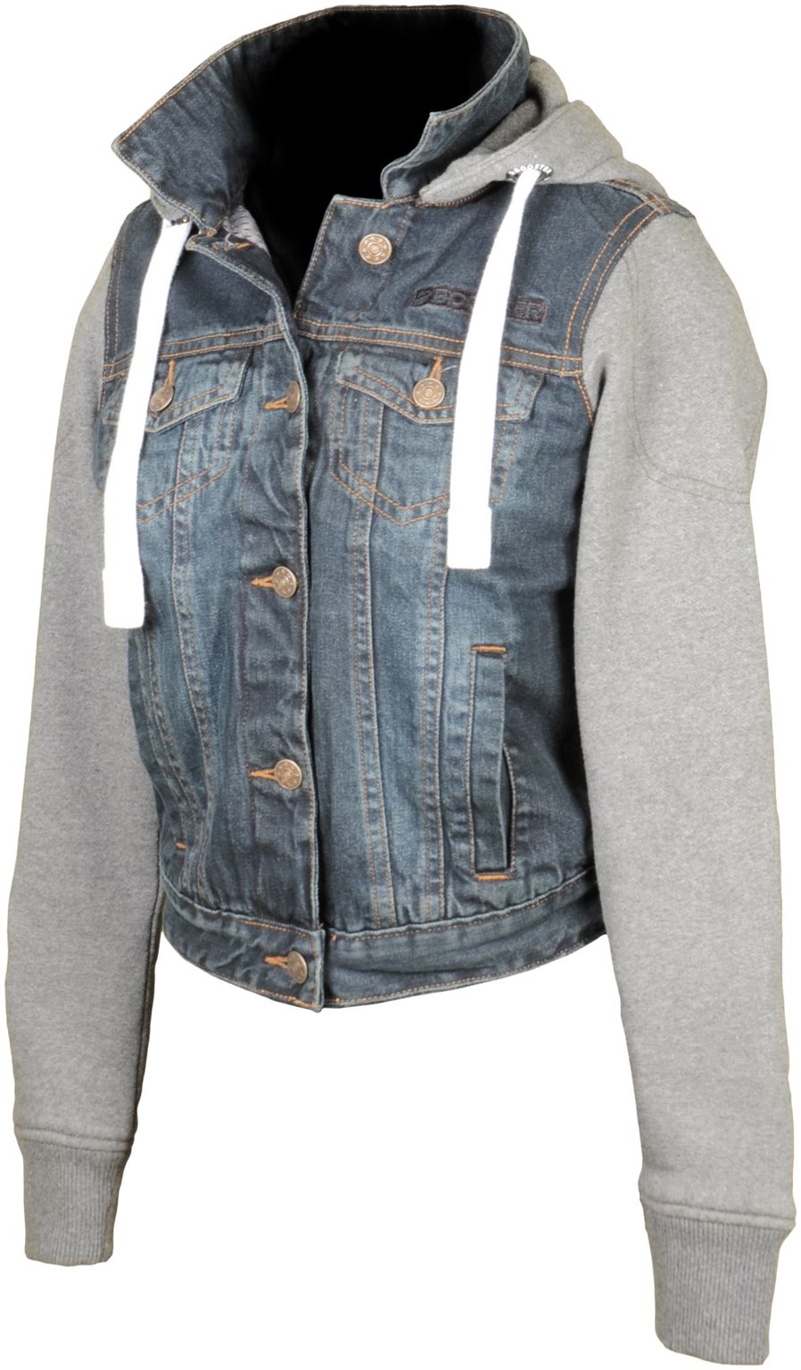 Booster Denim Ladies Damen Hoodie Jeans Blau Grau L Um 1 95 Eur 1000ps Shop Freizeit Bekleidung