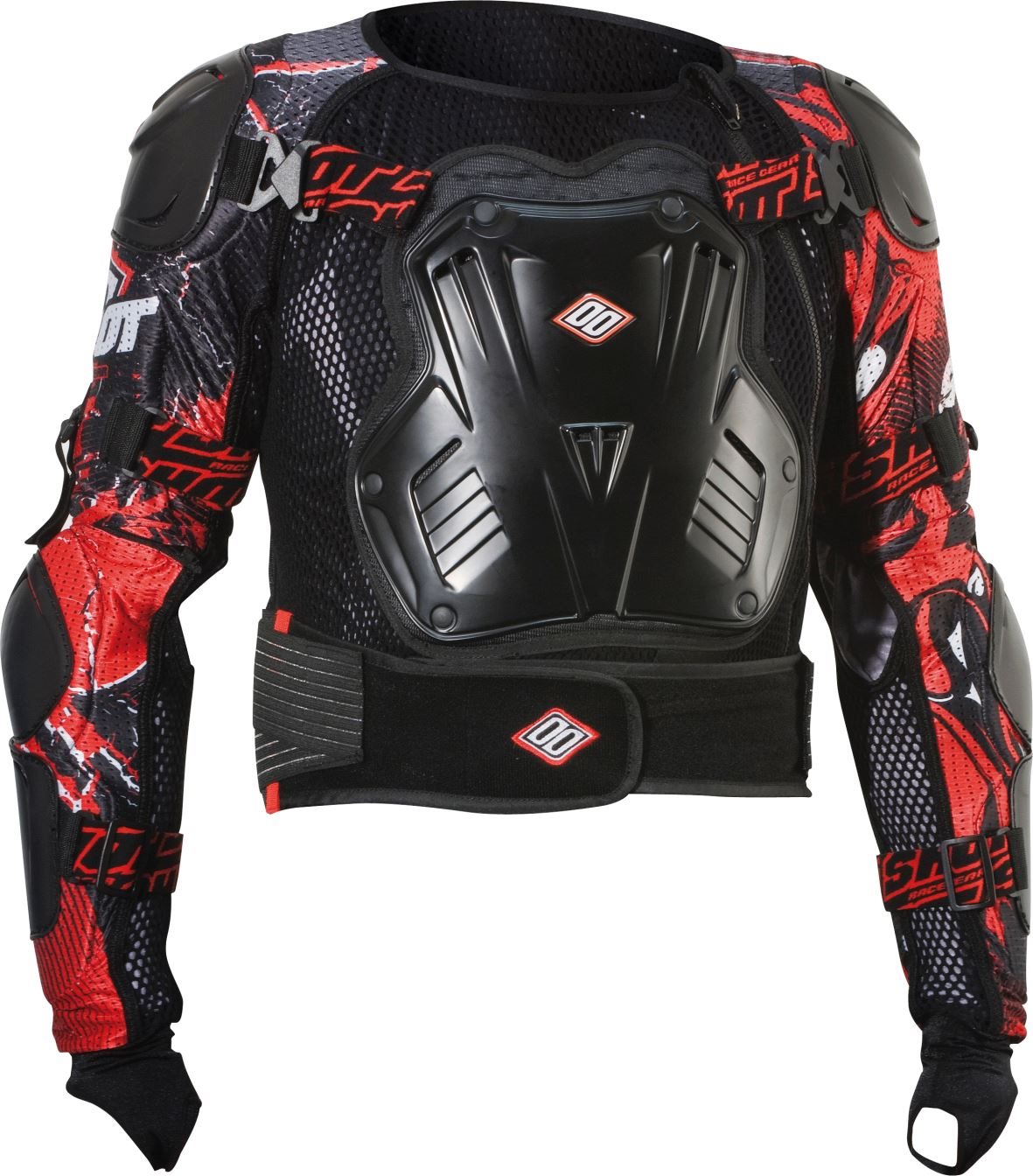SHOT PROTECTOR Protektorenhemd schwarzrot M SHOT PROTECTOR Protektorenhemd schwarzrot M