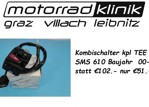 Kombischalter kpl TEE SMS 610 Baujahr 00-04 statt €102.- nur €51.- Kombischalter kpl TEE SMS 610 Baujahr 00-04 statt €102.- nur €51.-