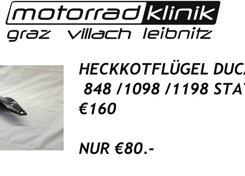 HECKKOTFLÜGEL 848 /1098 /1198 STATT €160 NUR €80.- HECKKOTFLÜGEL 848 /1098 /1198 STATT €160 NUR €80.-