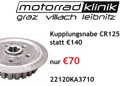 Kupplungsnabe CR125 83-87 statt €140 nur €70 Kupplungsnabe CR125 83-87 statt €140 nur €70