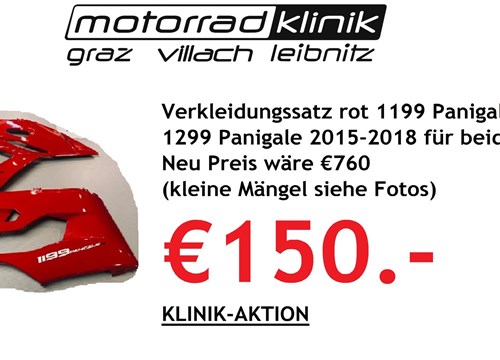Verkleidungssatz rot 1199 Panigale 2012-2015 1299 Panigale 2015-2018 für beides €150 Neu Preis wäre €760 (kleine Mängel siehe Fotos). Verkleidungssatz rot 1199 Panigale 2012-2015 1299 Panigale 2015-2018 für beides €150 Neu Preis wäre €760 (kleine Mängel siehe Fotos).