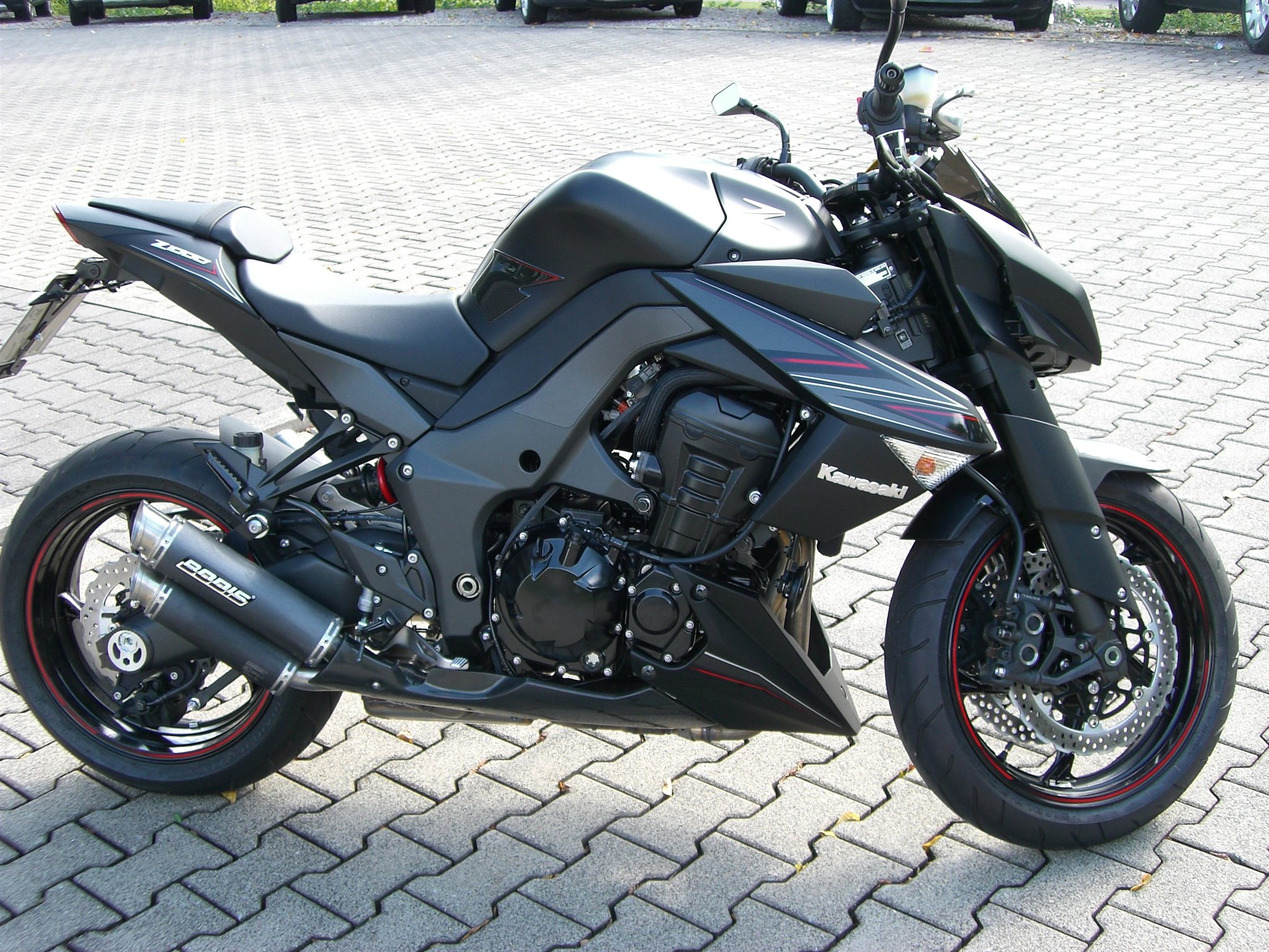 Umgebautes Motorrad Kawasaki Z 1000 Black Edition von Team 