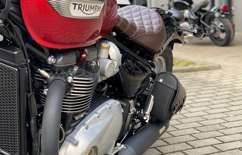 Umgebautes Motorrad Triumph Bonneville Speedmaster von MSG Moto-Shop ...