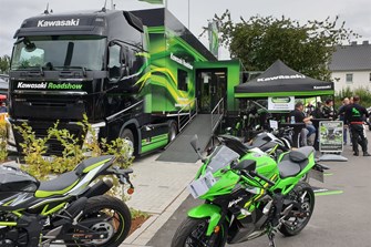 Kawasaki Roadshow bei uns in Lörrach